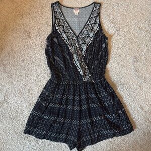 Black and White Romper